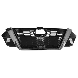Nissan Sentra Grille Front Bright Black Dark Chrome Without Camera With TOW Cover Sr Model 2020-2023