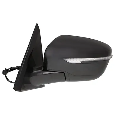 Nissan Pathfinder Door Mirror Driver Side Power Heated Manual Folding With signal Without Camera Paint-to-Match 2017