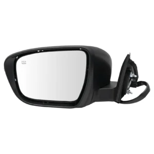 Nissan Rogue 2016/Rogue Hybrid 2017 Door Mirror Driver Side Power Heated With Side View Camera/turn Signal/non-paintable Black Cap