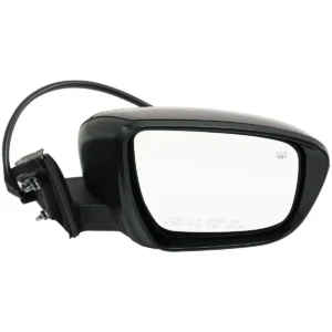 Nissan Rogue 2016/Rogue Hybrid 2017 Door Mirror Passenger Side Power Heated With camera/signal/non-paintable Black Cap
