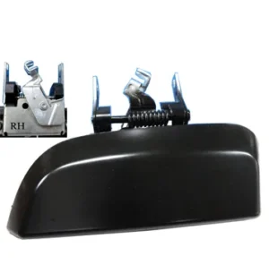 Nissan Pathfinder Door Handle Rear Passenger Side Outer Black Paint-to-Match 2005-2009