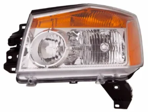 Nissan Titan Pickup Head Lamp Driver Side CAPA Certified 2008-2015