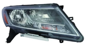 Nissan Pathfinder Head Lamp Passenger Side Halogen Chrome Bezel 2013-2016
