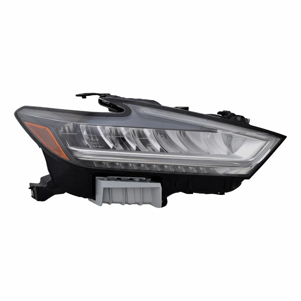 Nissan Maxima Head Lamp Passenger Side LED Fits 22-23 With Chrome Bezel High Quality 2019-2023
