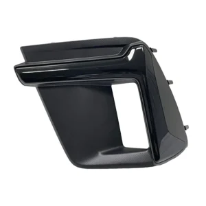 Subaru Forester Fog Lamp Bezel Front Driver Side Ptd Gloss Black Sprts Model With Vertical LED Fog Hole 2022-2024