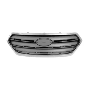 Subaru Outback Grille Painted Silver Gray With chrome Molding 2015-2017