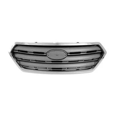 Subaru Outback Grille Painted Silver Gray With chrome Molding 2015-2017