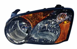 Subaru Impreza/Outback Impreza Head Lamp Driver Side Without Hid Black CAPA Certified 2005