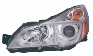 Subaru Outback Head Lamp Driver Side With chrome Bezel High Quality 2013-2014