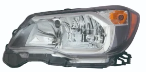 Subaru Forester Head Lamp Driver Side Halogen 2.0L Gray Bezel High Quality 2014-2016