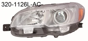 Subaru WRX/WRX STI Head Lamp Driver Side Halogen With chrome Bezel High Quality 2015-2020