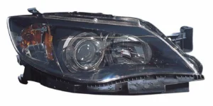 Subaru Impreza/Impreza WRX/Outback Impreza Head Lamp Passenger Side Black Halogen High Quality 2008-2011