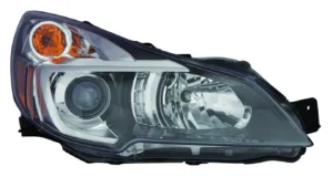 Subaru Legacy/Outback Head Lamp Passenger Side With black Bezel High Quality 2013-2014