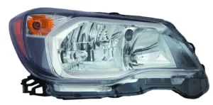 Subaru Forester Head Lamp Passenger Side Halogen 2.0L Gray Bezel High Quality 2014-2016