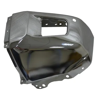 Toyota Tundra 4WD/Tundra RWD Bumper End Front Driver Side With Sensor Hole Chrome 2014-2021