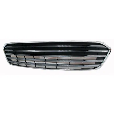 Toyota Avalon Grille Lower Painted Silvr Gray With chrome Mldg Without Sensor Hole 2013-2015