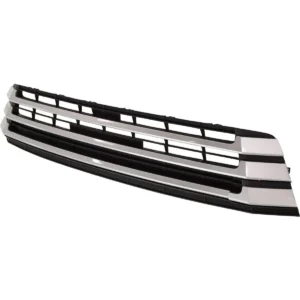 Toyota Highlander/Highlander Hybrid Grille Lower Matte Black With silver Molding 2017-2019