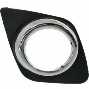 Toyota RAV4 Fog Lamp Bezel Front Passenger Side Base/sport Matte Finish With chrome Ring 2009-2012