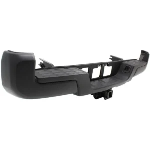 Toyota Tacoma Pickup 2WD/Tacoma Pickup 4WD Bumper Rear Assembly With towing Hook Without Sensor Hole Black 2016-2023