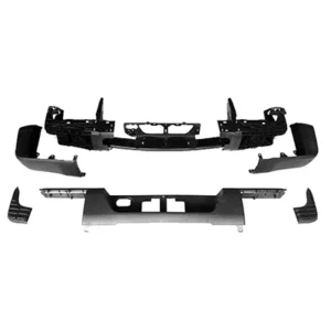Toyota Tundra 4WD/Tundra RWD Bumper Rear Matte Dark Gray Without Towing Hitch Without Parking Assist 2016-2017