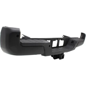 Toyota Tacoma Pickup 2WD/Tacoma Pickup 4WD Bumper Rear Assembly With towing Hook/sensor Hole Black 2016-2023