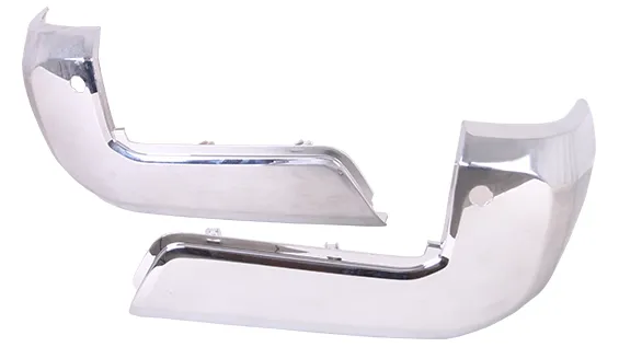 Toyota Tacoma Pickup 2WD/Tacoma Pickup 4WD Bumper End Rear Driver Side With HOLE Chrome 2016-2023