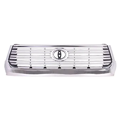 Toyota Tundra 4WD/Tundra RWD Grille Painted Silver-gray With chrome Molding 8BARS Limited Model 2014-2017