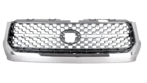 Toyota Tundra 4WD/Tundra RWD Grille Front Chrome Frame With Light Gray Honeycomb Center 2018-2021