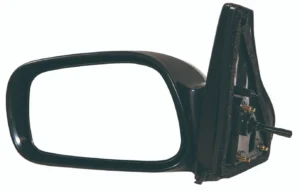Toyota Matrix Door Mirror Driver Side Manual Non-foldaway Gloss Black Paint-to-Match 2003-2008