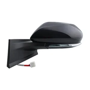 Toyota Prius 2016-2022/Prius AWD E 2019-2022/Prius Prime 2017-2022 Door Mirror Driver Side Power Heated Without Blind Spot Matte Black Cover