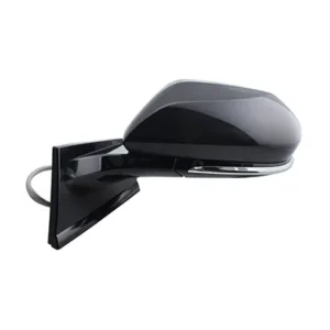 Toyota Prius 2016-2022/Prius AWD E 2019-2022/Prius Prime 2017-2022 Door Mirror Driver Side Power Heated Gloss Black Cover Without Blind Spot