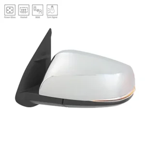 Toyota Tacoma Pickup 2WD/Tacoma Pickup 4WD Door Mirror Driver Side Power Heated Chrome Cap With signal/blind SPOT/Manual Fold 2016-2023