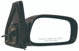 Toyota Matrix Door Mirror Passenger Side Manual Non-foldaway Gloss Black Paint-to-Match 2003-2008