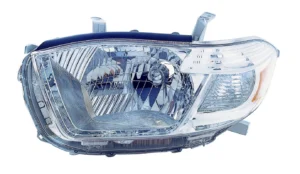 Toyota Highlander Head Lamp Driver Side Japan Built Base-ltd-se Models CAPA Certified 2008-2010