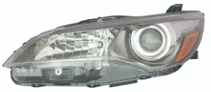 Toyota Camry/Camry Hybrid Head Lamp Driver Side Halogen SE/XSE Black Bezel 4CYL CAPA Certified 2015-2017