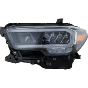 Toyota Tacoma Pickup 2WD/Tacoma Pickup 4WD Head Lamp Driver Side LED Multi-reflector Black Without Trd Logo For LTD/All Trd Excludes Pro High Quality 2020-2023