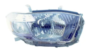 Toyota Highlander Head Lamp Passenger Side Sport Model With smoked Lens CAPA Certified 2008-2010