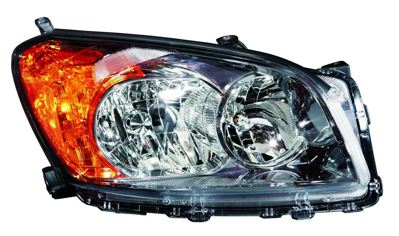 Toyota RAV4 Head Lamp Passenger Side Sport Model With smoked Lens USA Built High Quality 2009-2012
