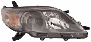 Toyota Sienna Head Lamp Passenger Side With black Bezel SE Model CAPA Certified 2011-2014