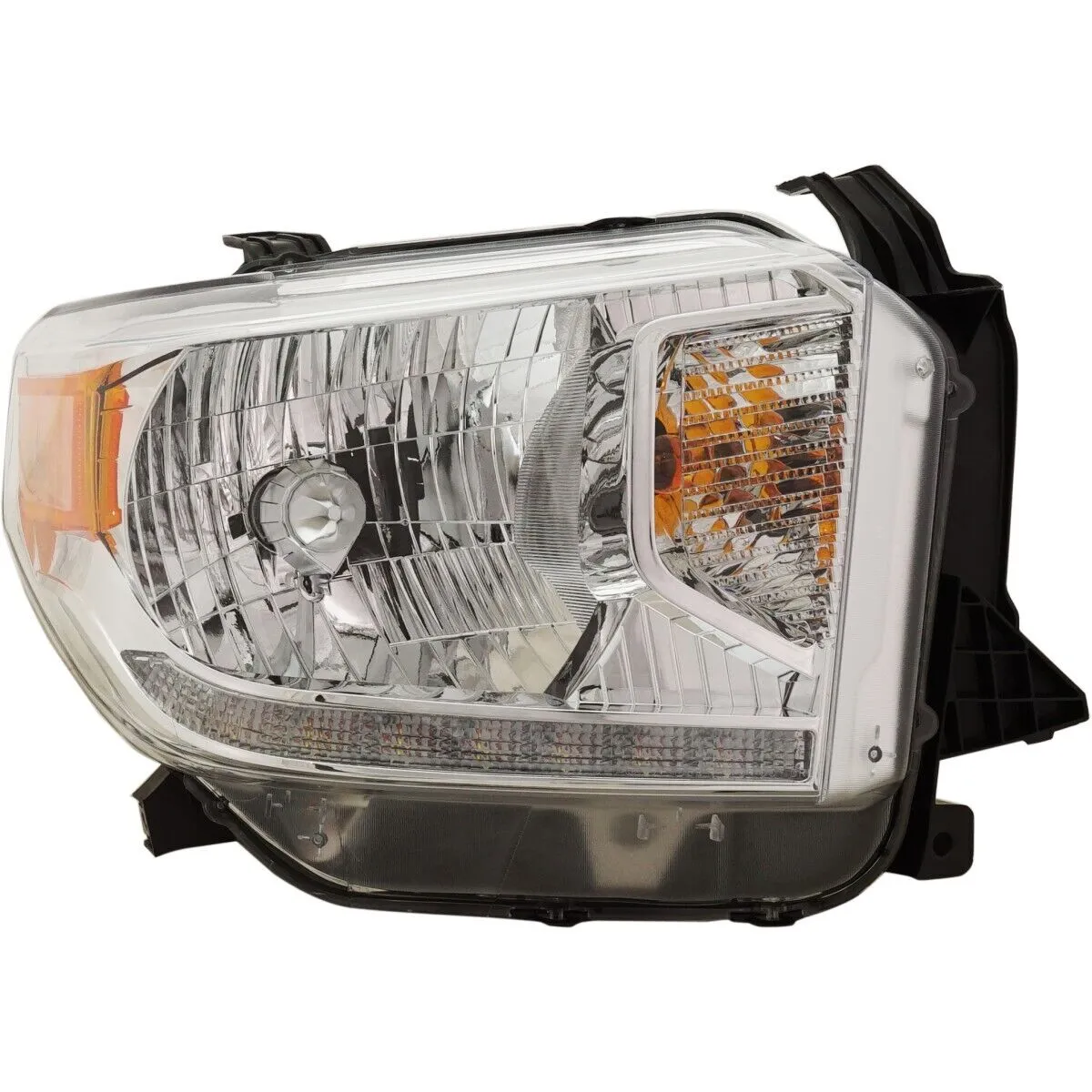 Toyota Tundra 4WD/Tundra RWD Head Lamp Passenger Side With LED Drive Light With AUTO Adjust PLATINUM/1794 Edition High Quality 2014-2017