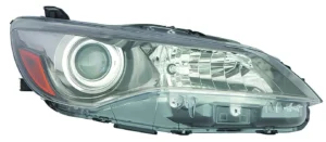 Toyota Camry/Camry Hybrid Head Lamp Passenger Side Halogen SE/XSE Black Bezel 4CYL CAPA Certified 2015-2017