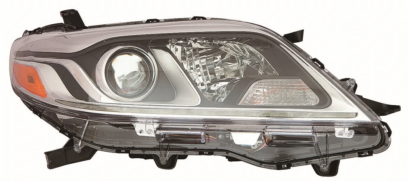 Toyota Sienna Head Lamp Passenger Side Halogen With LED Drl Xle/ltd High Quality 2015-2020