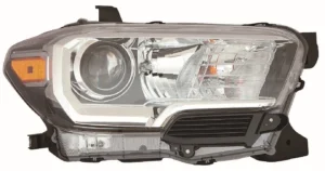 Toyota Tacoma Pickup 2WD/Tacoma Pickup 4WD Head Lamp Passenger Side Halogen Black/chrome Bezel Without LED Drl High Quality 2016-2019