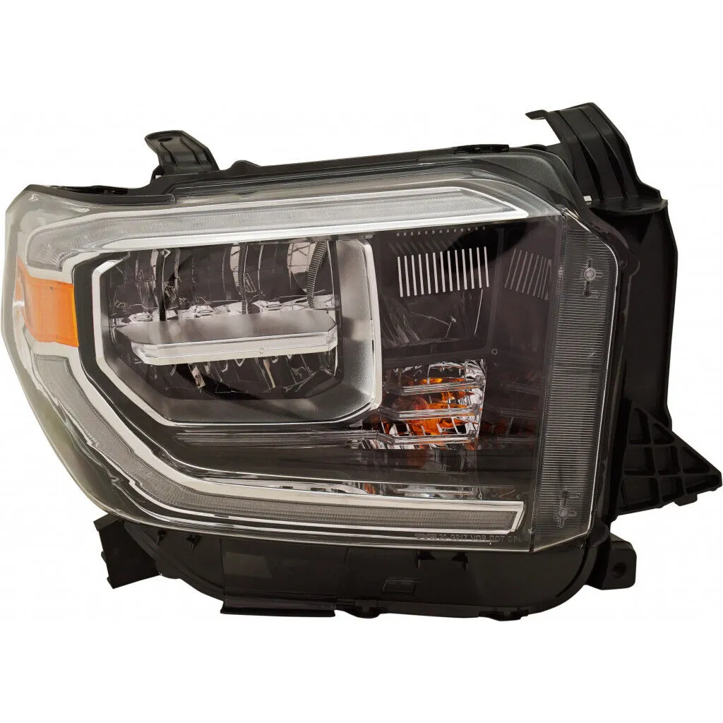 Toyota Tundra 4WD/Tundra RWD Head Lamp Passenger Side LED Drl Without Smoked Lens High Quality 2018-2021