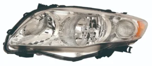 Toyota Corolla Sedan Head Lamp Driver Side Base/ce/le/xle Japan Built CAPA Certified 2009-2010