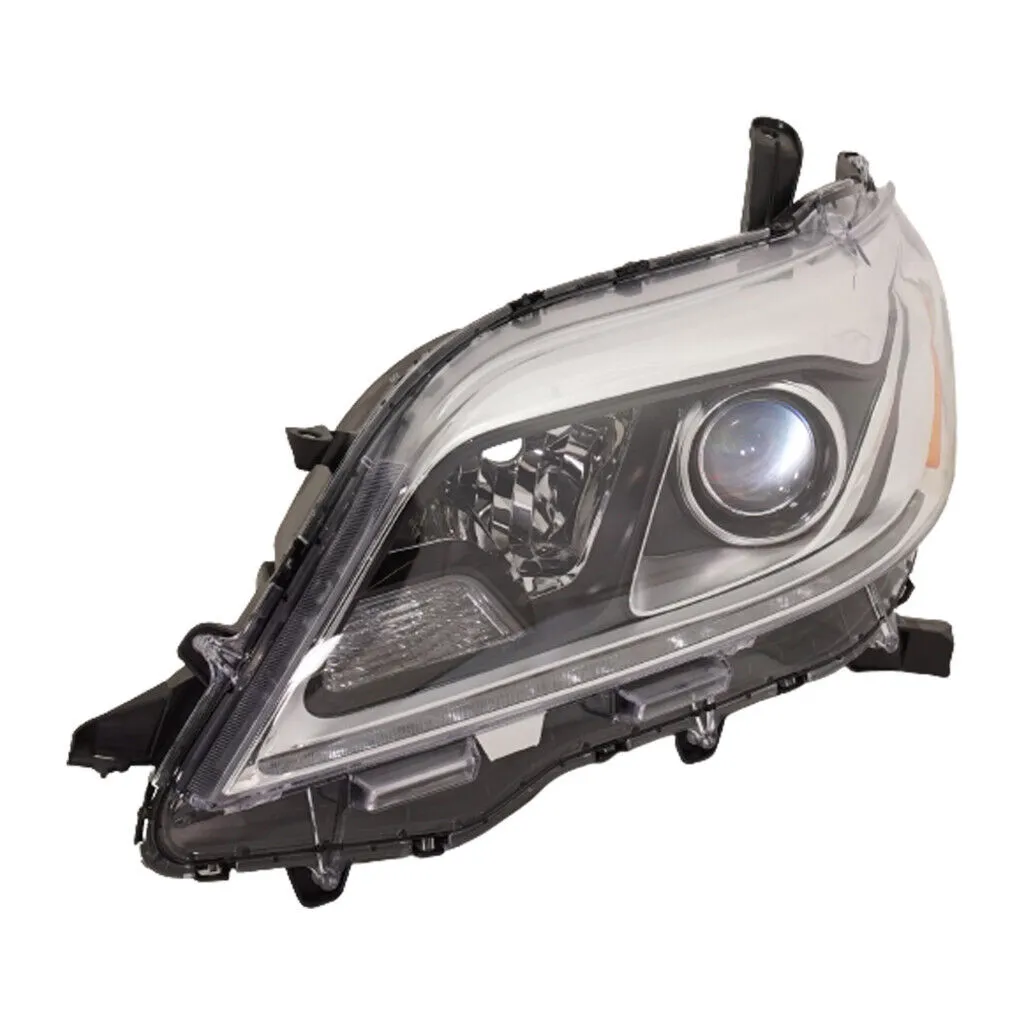 Toyota Sienna Head Lamp Driver Side Hid Chrome Bezel High Quality 2015-2020