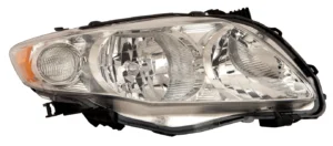 Toyota Corolla Sedan Head Lamp Passenger Side Base/ce/le/xle Japan Built CAPA Certified 2009-2010