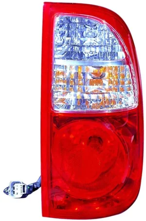 Toyota Tundra Pickup Tail Lamp Passenger Side White/red (regular/access Cab) High Quality 2005-2006