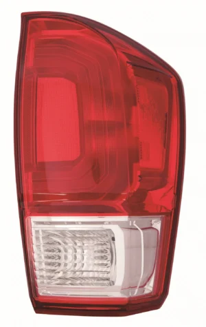 Toyota Tacoma Pickup 2WD/Tacoma Pickup 4WD Tail Lamp Passenger Side Red Bezel BASE/SR/SR5/SR+ High Quality 2016-2019