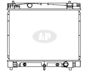 Toyota Yaris Hatchback 2006-2018/Yaris Sedan (canada) 2012/Yaris Sedan 2007-2011 Radiator